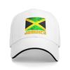 Jamaica Flag Casual Baseball Cap  Tennis Skate Trucker Hat Summer Sun Visor Women Unisex Streetwear Baseball Caps