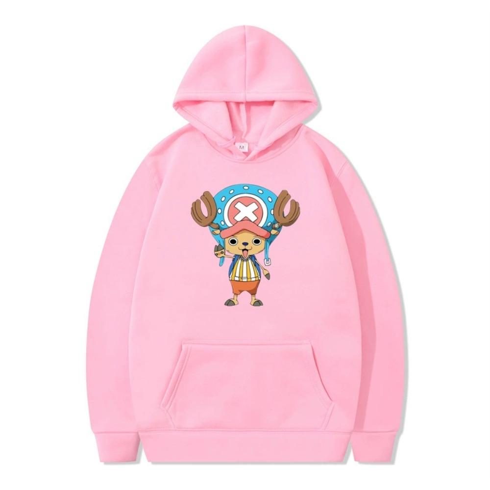 Mens Womens Hoodie ONE PIECE Anime Tony Tony Chopper Hoodies Streetwear Casual Cartoon Printed Hooded Pullover Sweatshirts