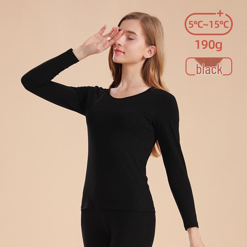 Damen Herbst & Winter Reines Baumwoll-Mittelhoher Kragen Thermoset: 2025 Neuer Stil Basisschicht
