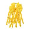 BABY BOWS Girls Hair Ties Grosgrain Ribbon Curly Korker Hair Bows Elastic Rubber Bands Ponytail Holders for Children's Headwear