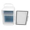 Car Mini Fridge 4L Low Noise Compact Skincare Beverage Cooler Warmer for RV Beverage Food Cosmetics