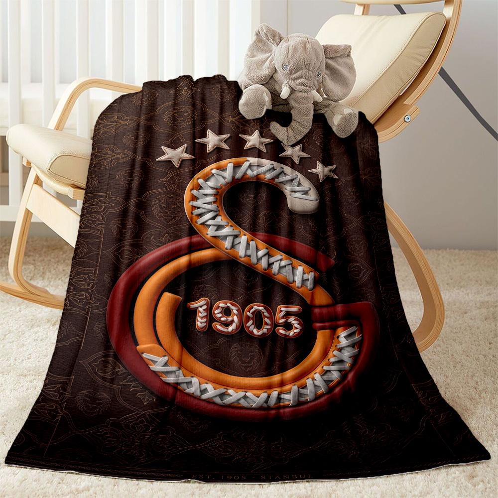 Galatasaray 167 Blanket Soft Warm Cozy Perfect for Seaside Sofa Couch Four Seasons Multipurpose Modern Gifts For Family Or Friends