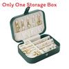 Luxury Leather Jewelry Box With Large Capacity For Rings Earrings Necklaces Storage Gift For Women