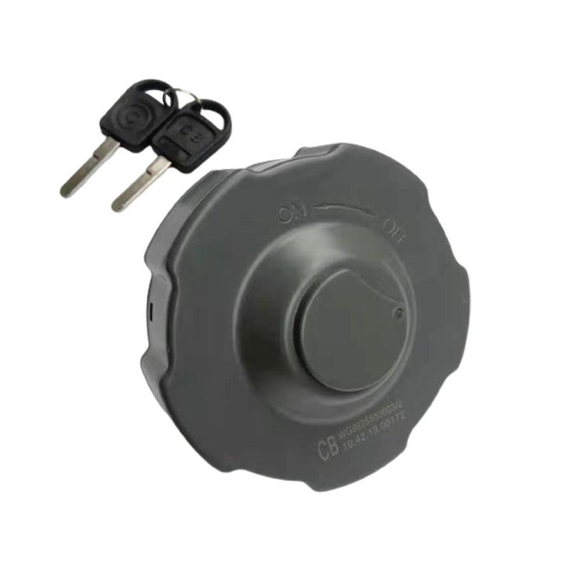 WG9925550003 Fuel Tank Cap With Lock For CNHTC Sinotruk HOWO TH7 SITRAK T5G Two Key Truck Parts