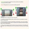 Extra Large Storage Bag – Heavy-Duty Handles, Crystal Clear Window for Visible Closet Organization – Bedroom Decor Must-Have