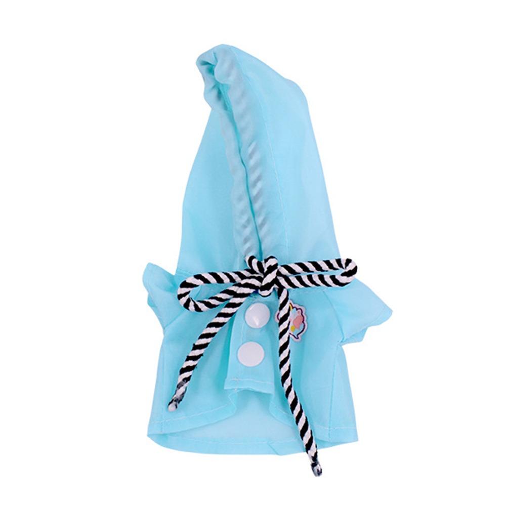 

Плащ для куклы ручной работы, несколько стилей, дождевая одежда, милый, для одежды Лабубу, подарки на день рождения синий