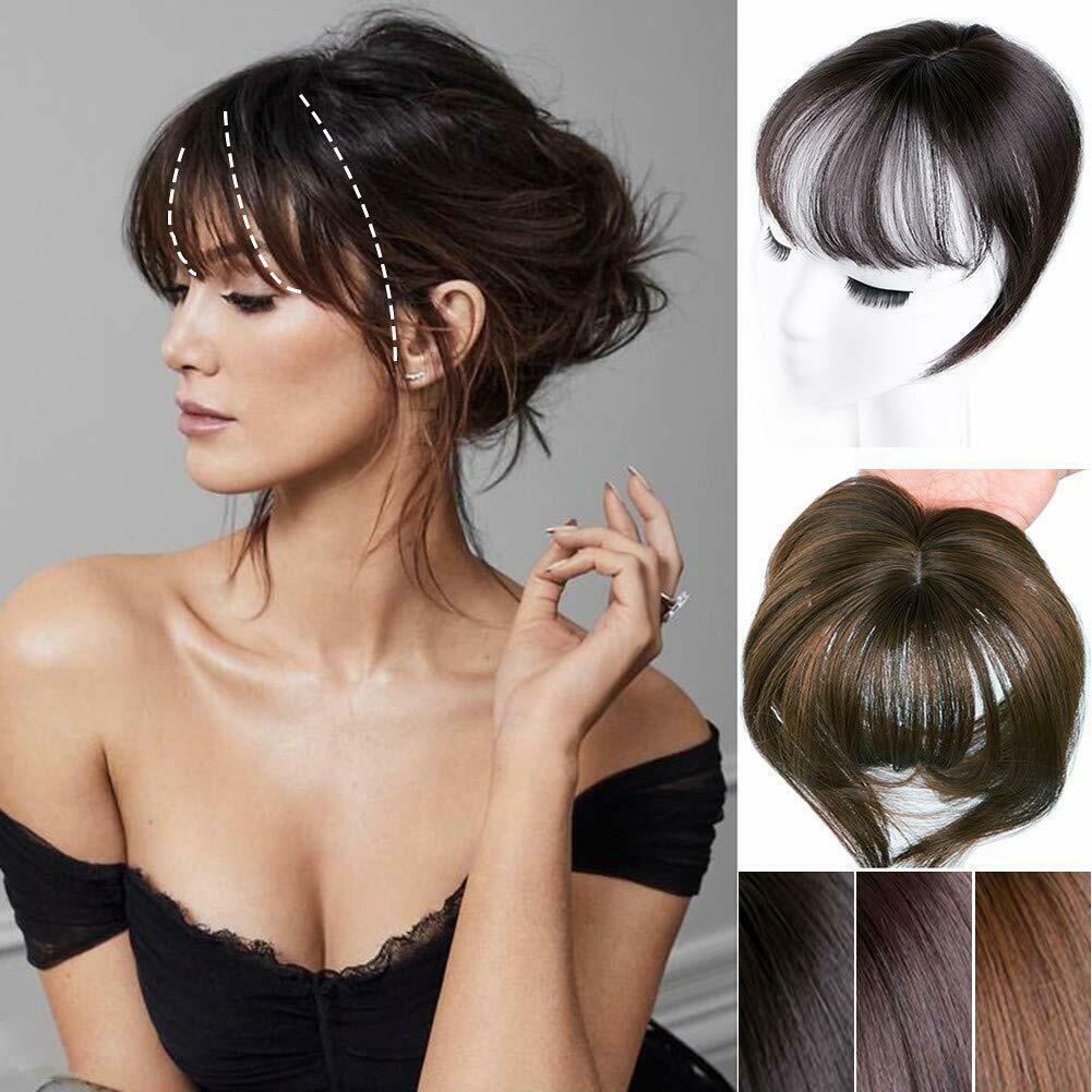 Women Mono Straight 100 Human Hair Clip In Topper Hairpiece With
