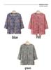 Chinese Style Plus Size Summer Blouse for Middle-Aged & Elderly Women: Mid-Sleeve & Two-Piece Look