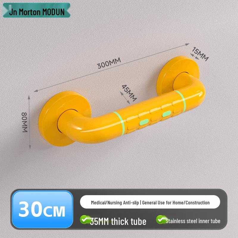 Morton Dual Luminous Stainless Steel Bathroom Safety Grab Bar