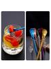 18/8 Colorful Stainless Steel Tea Drinking Straws Spoon Tea Filter Reusable Bombilla Gourd Tea Tools Bar Accessories