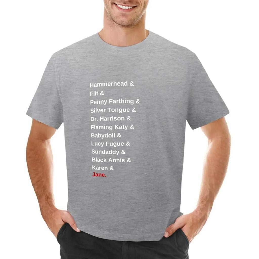 Crazy Jane TShirt funnys vintage clothes vintage summer tops mens funny t shirts