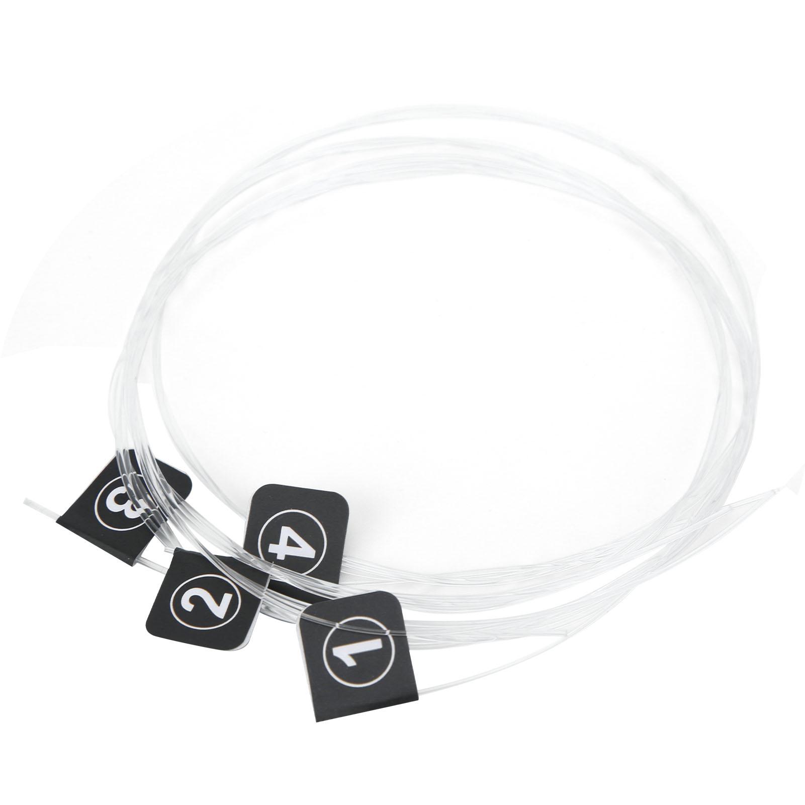 

4 шт. Флюорокарбоновые струны Детали для струнных инструментов для гитары или укулеле Универсальные струны TX 2