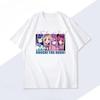 Bocchi skała! Kessoku Band Panel Pionowy Grafika Anime Koszulka, Unisex Oversize Casual Streetwear, Prezent dla Fana Anime Slice of Life