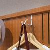 1 Pezzo Gancio Posteriore per Porta Vestiti Cappotto Cappello Appendiabiti Ganci Montati a Parete sul Retro della Porta Armadio Guardaroba Metallo Vestiti Cappello Stoccaggio Casa