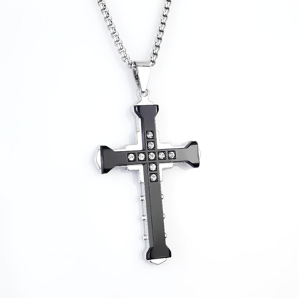 Nordic Celtic Viking Soaring Eagle Stainless Steel Men's Pendant Necklace