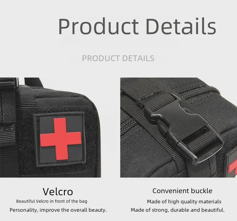 Camouflage Tactical Medical Kit for Outdoor Hiking and Camping