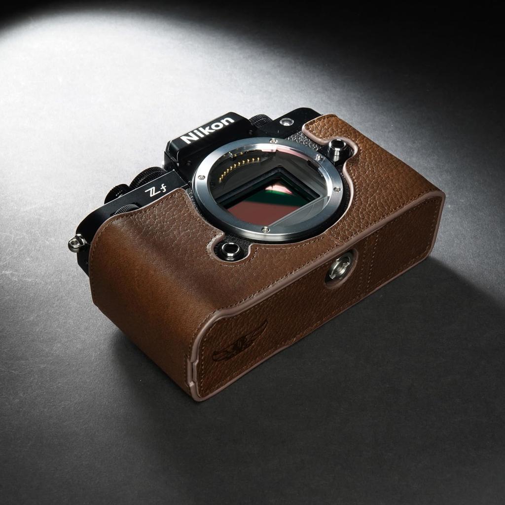 TP Original Nikon Zf Half Body Dark Brown Case,