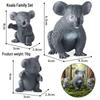 Wild Safari Animal Figurines: Giraffe, Elephant, Rhinoceros, Brown Bear, Tiger, Lion, Leopard, Hippopotamus - Solid Cognitive Toys