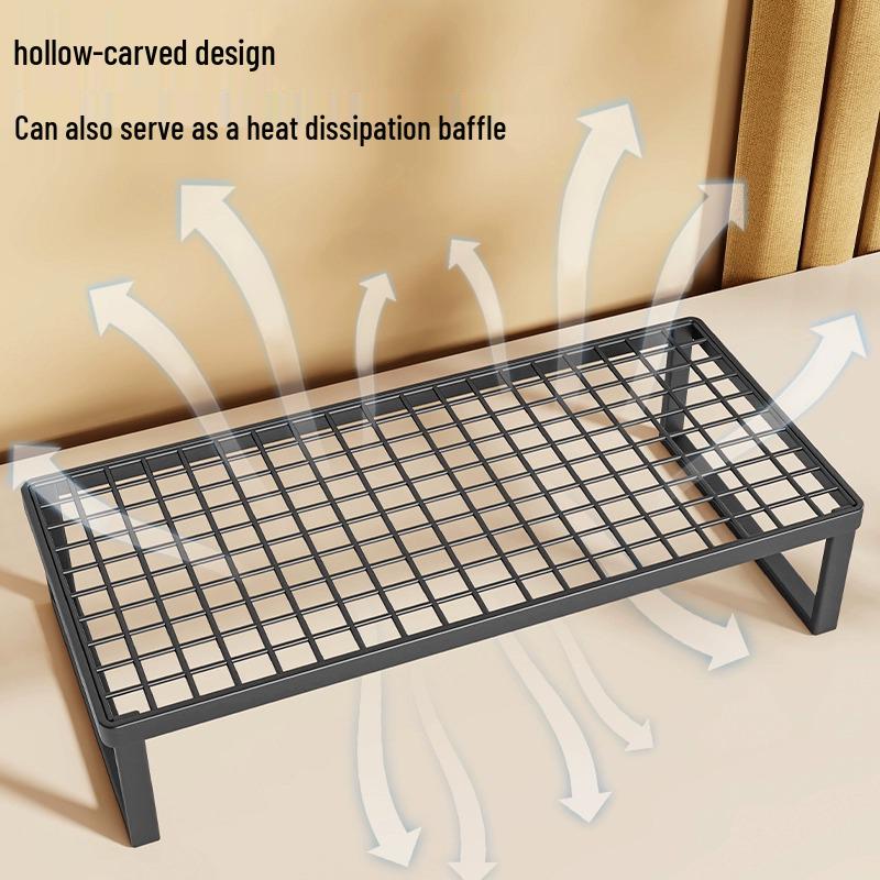 Cooled Laptop & Monitor Stand: Ergonomic Desk Riser with Suspended Bracket for Home Office