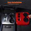 ABS Carbon Fiber Center Gear Shift Panel Cover Trim For Honda Pilot 2016-