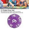40Pcs 12 Sided Dice Set Polyhedral Dice for Family Party Board Game Pub   Game