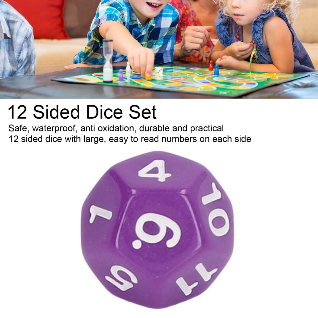 40Pcs 12 Sided Dice Set Polyhedral Dice for Family Party Board Game Pub Game