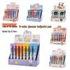 6-Color 0.7mm Ballpoint Pen Set for Drawing and Notetaking – Clickable Multi-Color Student Prize Stationery
