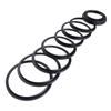 9pcs Aluminum Zinc Zinc Alloy Step Up Rings Filter Ring Adapter Set Lens Adapter Filter  Lens Hood