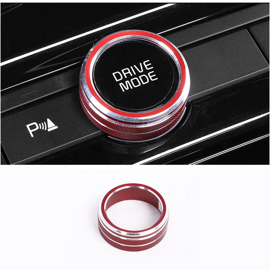 Красная накладка на ручку переключения передач в режиме DRIVE для Kia K5 Optima +