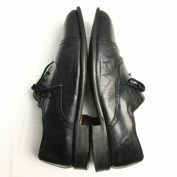 80s90s? Vintage Mezlan Size 10W (28.0cm) Made In Spain Cap Toe Business Shoes Black Men's(USED)