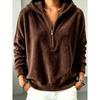Women S Fall Winter Fleece Hooded Sweatshirt Casual