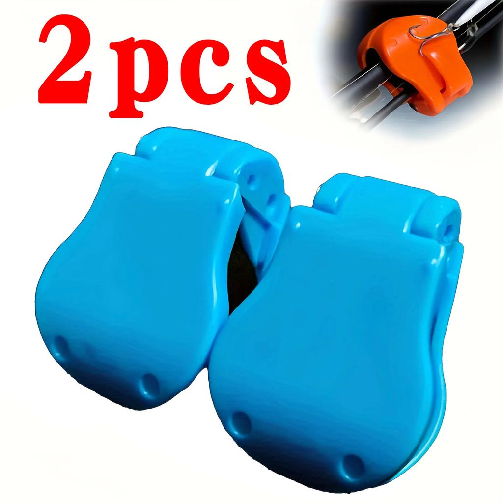 Portable Quick-Attach Fishing Rod Clip Fishing Rod Holder Ball Straps Lightweight Fishing Tackle Ties Organizer Storage Racks Fishing Accessories