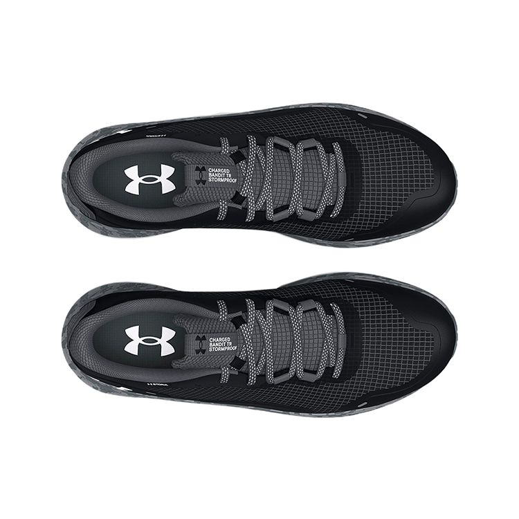 Under Armour Charged Bandit Trail 2 Black Pitch Grey Camo Men Sneakers 3024725-003