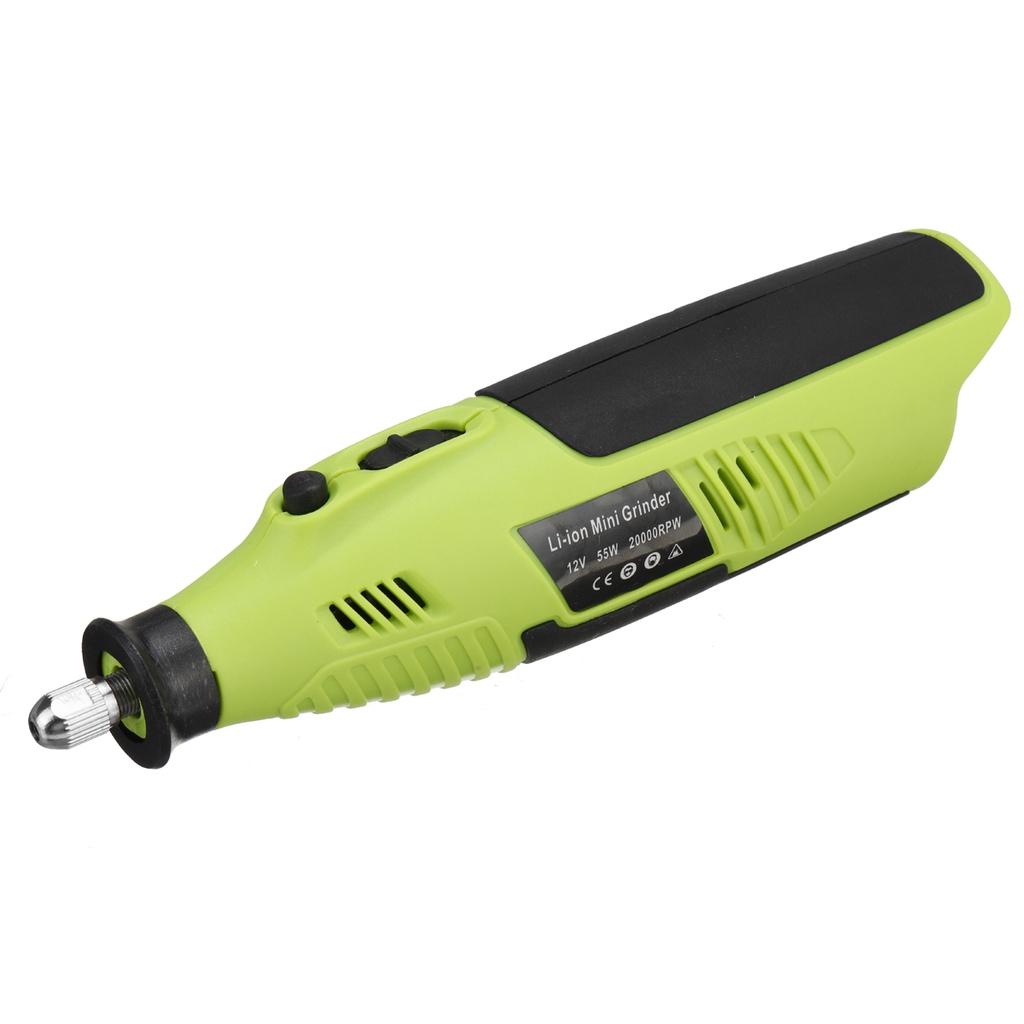 20000 U/min Mini Akku-Elektroschleifer-Set Kettensägen-Schärfgerät Schleifmaschine Wiederaufladbares Schnitz-, Trimm-, Polierwerkzeug 27,3*5cm