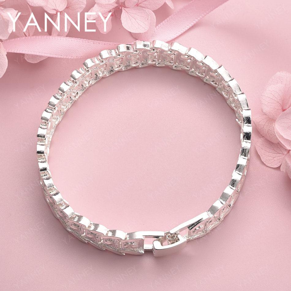 

Elegant 925 Sterling Silver 8-inch Exquisite Watch Strap Bracelet, Stylish Party Jewelry, Wedding Gift, Accessory