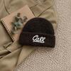 Unisex Letter Embroidered Beanie Stretchable Fit Casual Beanie Hat  Outdoor Activities