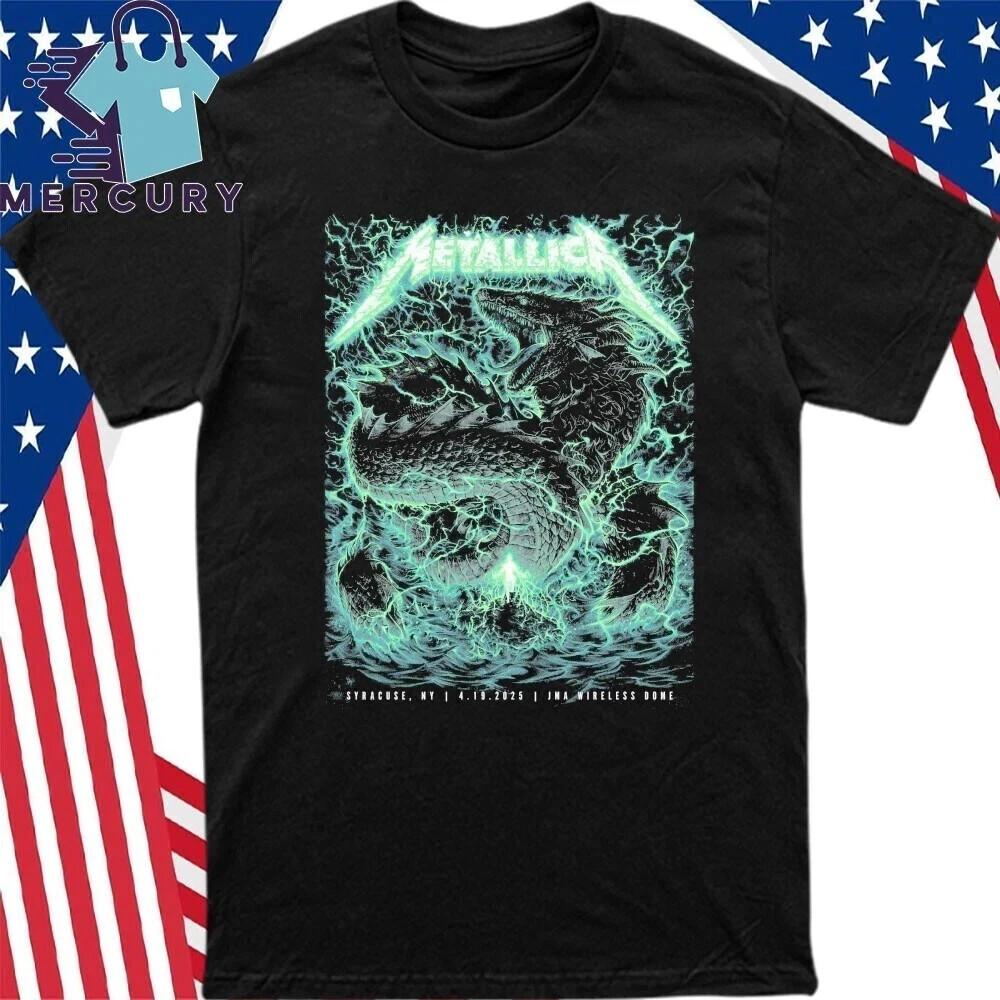 Metal Rock Tour Tee 2025 | Syracuse NY April 19 | Unisex Shirt S-4XL Unisex T-Shirt XXXL