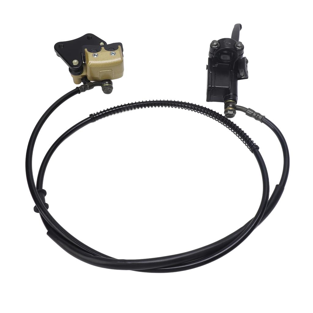 Front Disc Brake Master Cylinder Caliper with Brake Pad Assembly for Chinese 50cc 70cc 90cc 110cc 125cc Dirt Bike Pit