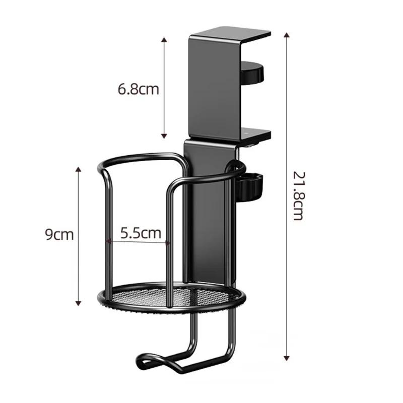 Schreibtisch-Getränkehalter Verstellbar Verbessert Armklemme Ständer 360 Grad Drehbar Tischkante Klemme Anti-Fall-Getränkehalter Aufbewahrung für Zuhause Neu