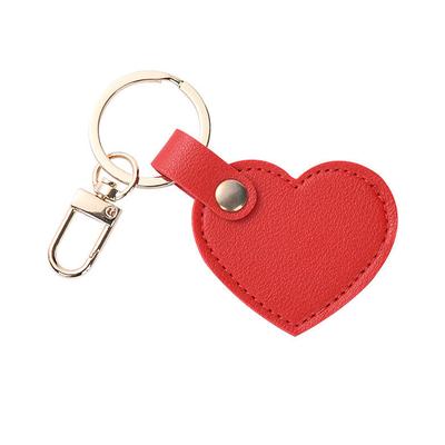 Leder-Herz-Schlüsselanhänger. Leder-Herzform-Schlüsselanhänger für Damen, Autoschlüsselhalter, Home-Keyring, Charm, Tasche, Auto-Anhänger, Geschenk