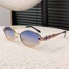 Polygon Metal Sunglasses For Men And Women Uv400 Sun Protection Fashion Outdoor Travel
