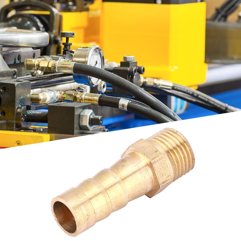 5pcs G1Celsius8 Male Thread Barb Connector Brass Pipe Fitting Connector Joint for Gas Liquid
