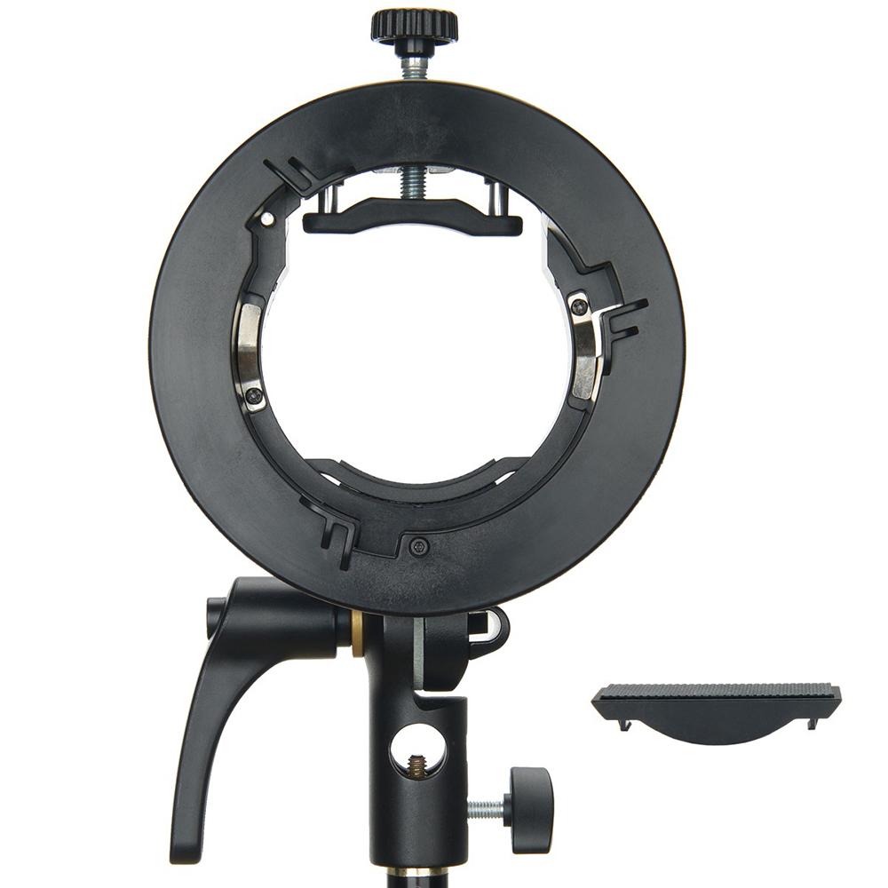 Godox S2 Flash Holder Bracket S-type Bowens Mount Lamp Holder Handheld for Godox Flash Light Snoot Softbox Beauty Dish Honeycomb only Holder Bracket