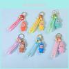 Adorable Cartoon Soft Pvc Sheep Keychain Colorful Cute Keyring Car Bag Ornament