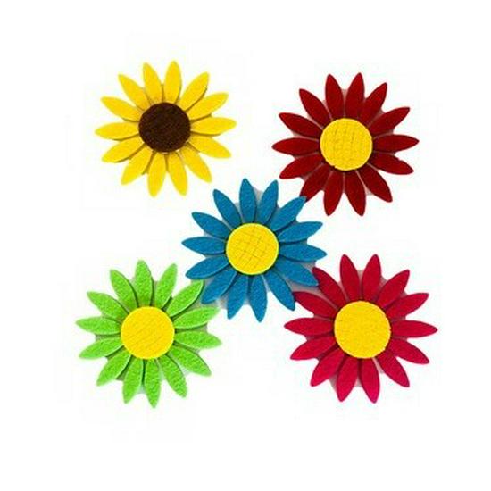 Kindergarten Classroom Non-woven Animals & Flowers Window Decoration for Children's Day