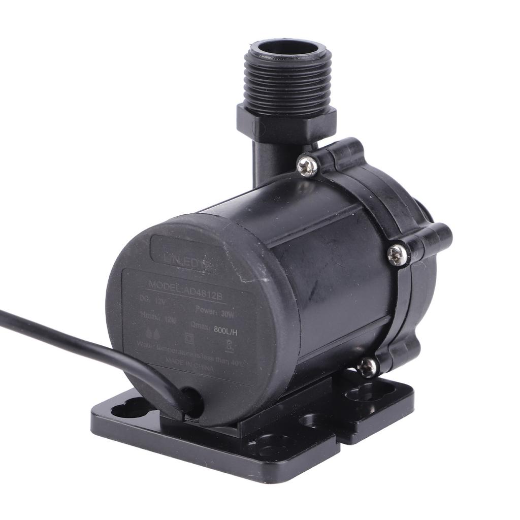 Booster Pump Brushless Motor Low Noise DC12V 30W 800L H 12m Discharge Lift for Heater