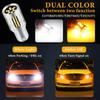 2PCS 1157 P21/5W Bay15d Car LED Bulbs Turn Signal Light T25 3157 T20 7443 W21/5W 72SMD White Yellow Brake Reverse Parking Lamps