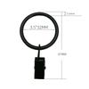 10PCS Curtain  Hanging Clips Metal Clip Rustproof Curtain Rods Holders Hangers Split Curtain Rings Buckles Eyelets Grommet Bra