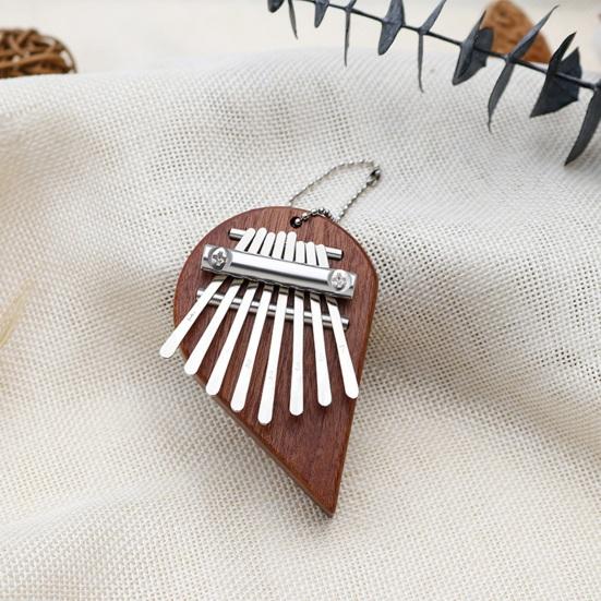 1 Pair Thumb Piano 8 Key Finger Thumb Piano with Wood Base Easy To Learn Kalimba for Beginners Kids And Adults