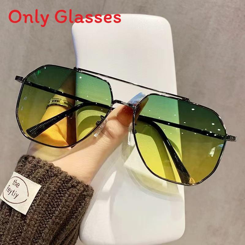 Mens Retro Sun Glasses With Uv380 Protection For Cycling And Driving In Stylish Black Frame